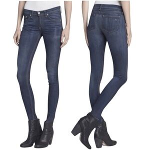 rag & bone The Skinny Jeans Women’s 27 Woodford Dark Wash
